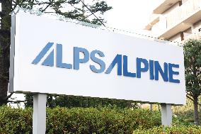 Alps Alpine signboard and logo